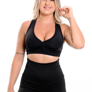 Conjunto calça Legging com top preto