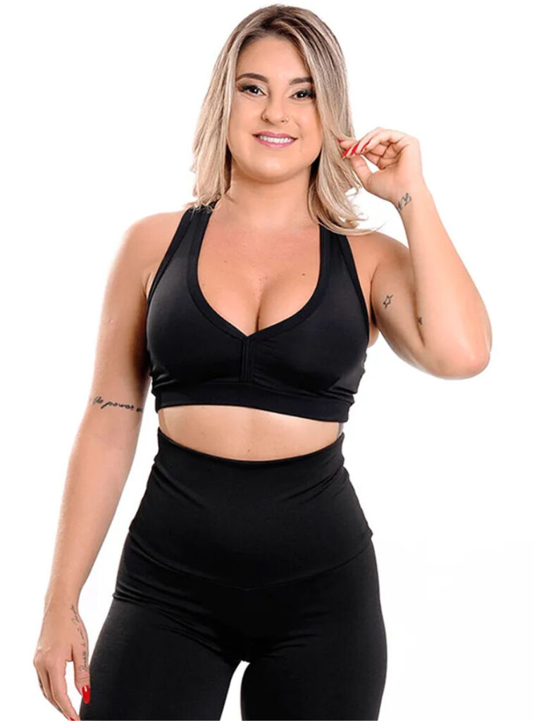 Conjunto calça Legging com top preto