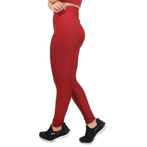 Calça Legging Lisa Vermelha