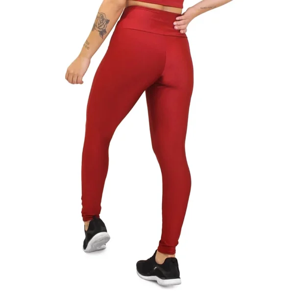 Calça Legging Lisa Vermelha