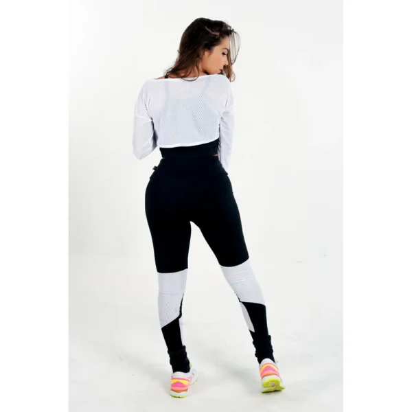 Conjunto Fitness Calça Legging + Cropped Dubai