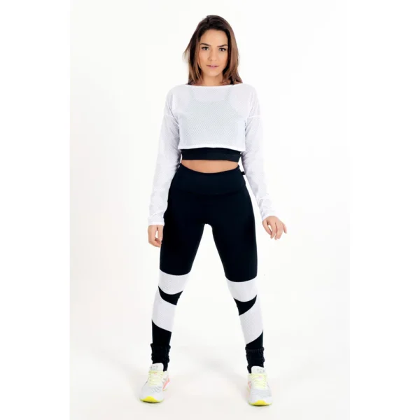 Conjunto Fitness Calça Legging + Cropped Dubai