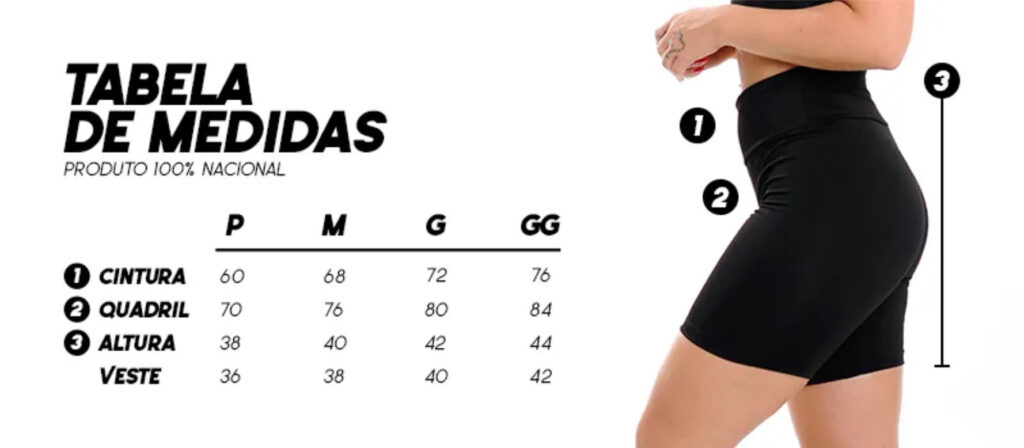 Bermuda Ciclista Preta