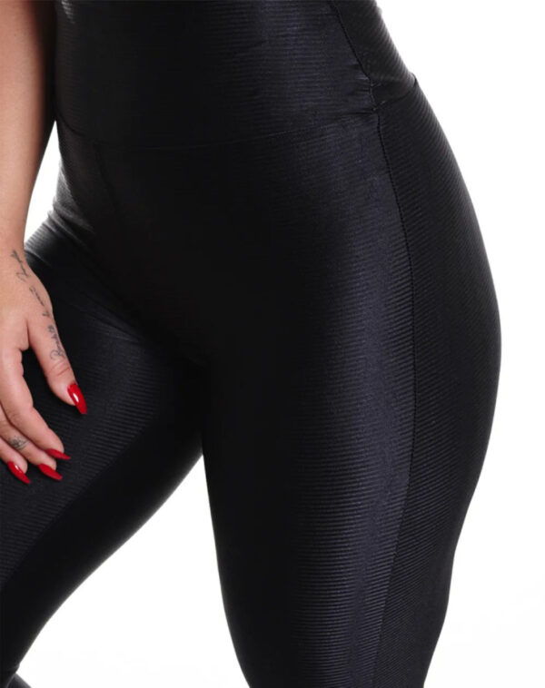 Calça Legging 3D Preta Zero Transparência