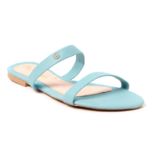 Sandália Rasteira Laço 2 T Strass