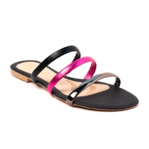 Sandália Rasteira Multicolor Napa